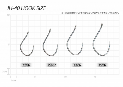 Jigging Hook - Vanfook - Jigen Grippy JH-40