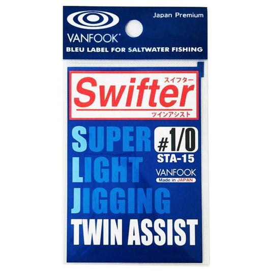 Assist Hook - Vanfook - STA-15 SWIFTER SUPER LIGHT JIGGING TWIN ASSIST - The Fishermans Hut